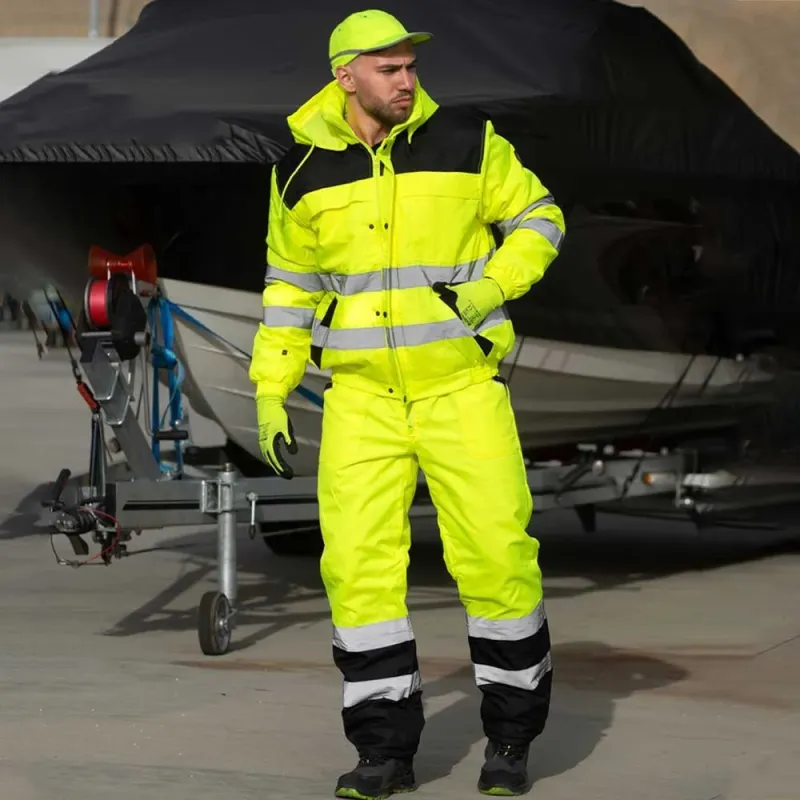 COLLINS HV WINTER – costum matlasat de înaltă vizibilitate pentru sezonul rece