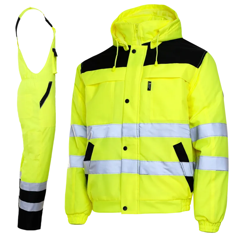 COLLINS HV WINTER – costum matlasat de înaltă vizibilitate pentru sezonul rece