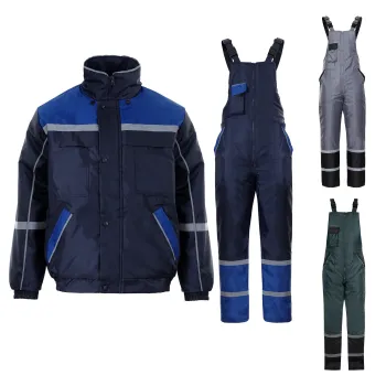 COLLINS WINTER – costum de lucru matlasat cu jachetă și pantaloni cu pieptar