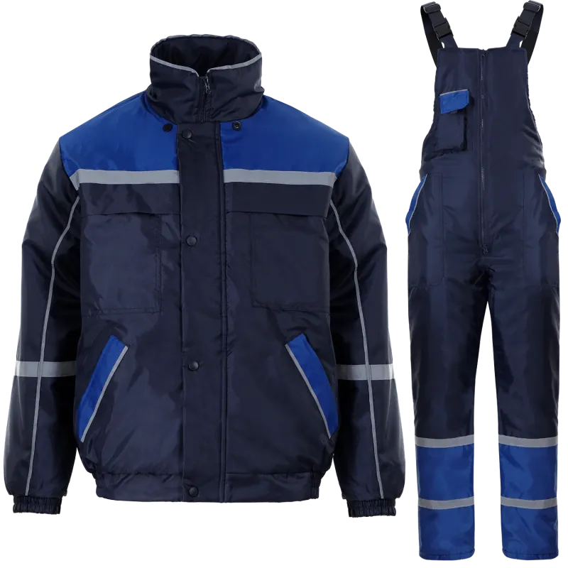 COLLINS WINTER – costum de lucru matlasat cu jachetă și pantaloni cu pieptar