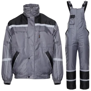 COLLINS WINTER – costum de lucru matlasat cu jachetă și pantaloni cu pieptar