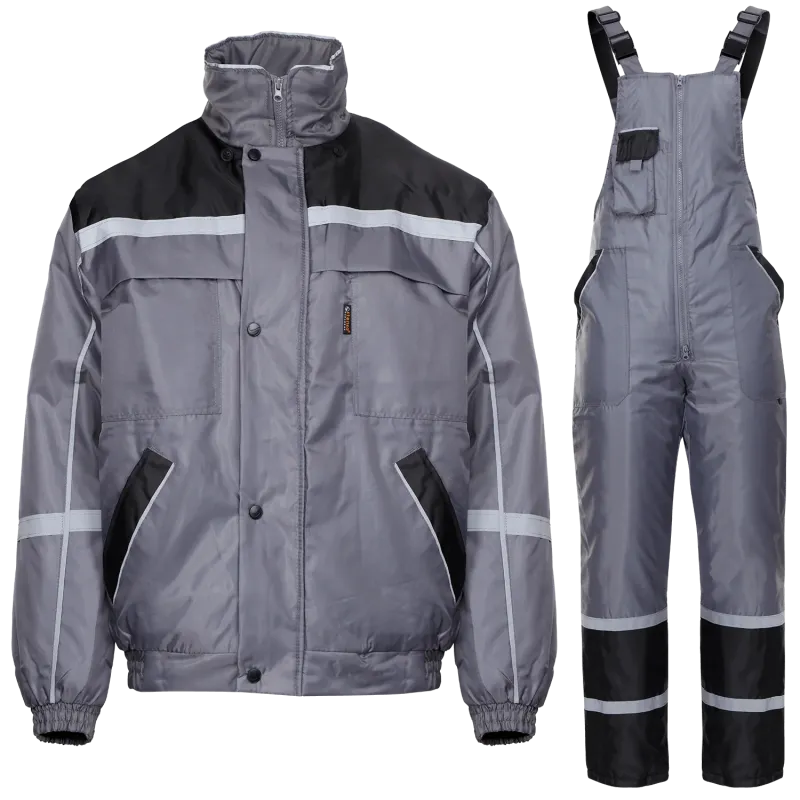 COLLINS WINTER – costum de lucru matlasat cu jachetă și pantaloni cu pieptar