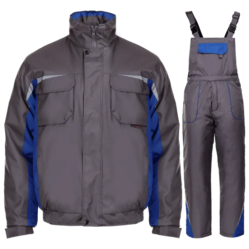 KASTOR WINTER – costum de lucru vătuit, jachetă și pantaloni cu pieptar