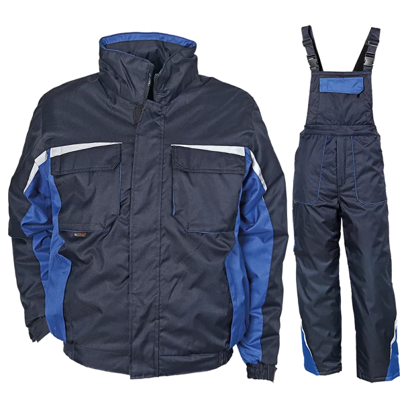 KASTOR WINTER – costum de lucru vătuit, jachetă și pantaloni cu pieptar
