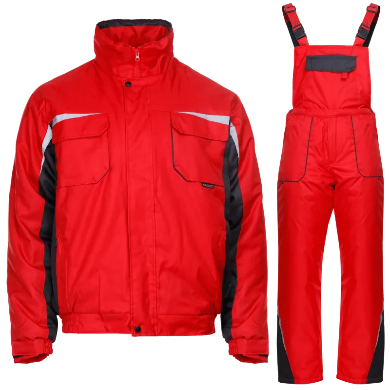 KASTOR WINTER – costum de lucru vătuit, jachetă și pantaloni cu pieptar
