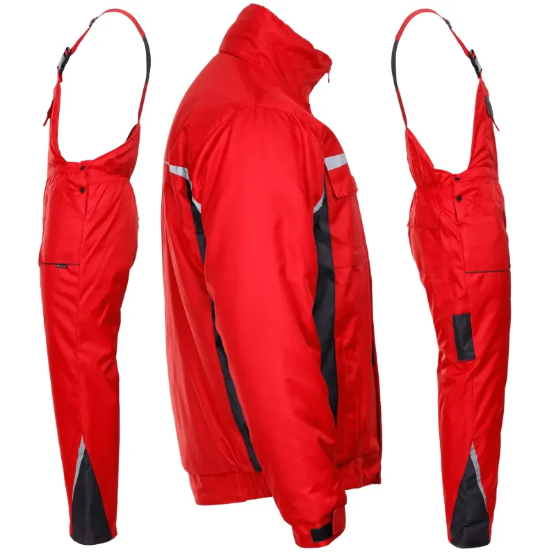 KASTOR WINTER – costum de lucru vătuit, jachetă și pantaloni cu pieptar