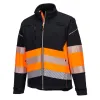 PW375 – jachetă softshell de înaltă vizibilitate clasa 1