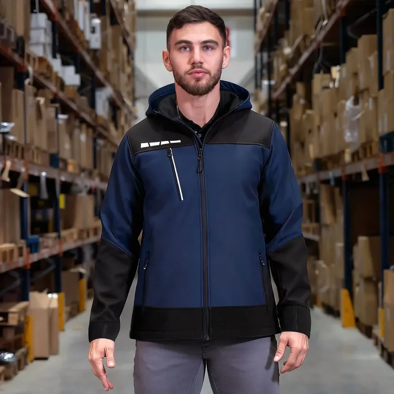RUNE – jachetă softshell de lucru cu glugă