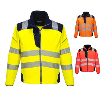 T402 – jachetă softshell de înaltă vizibilitate, clasa 3