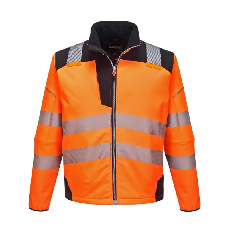 T402 – Class 3 high-visibility softshell jacket