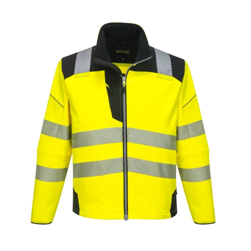 T402 – Class 3 high-visibility softshell jacket
