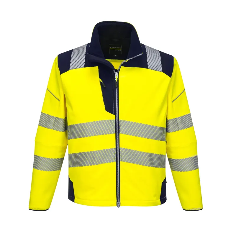 T402 – Class 3 high-visibility softshell jacket