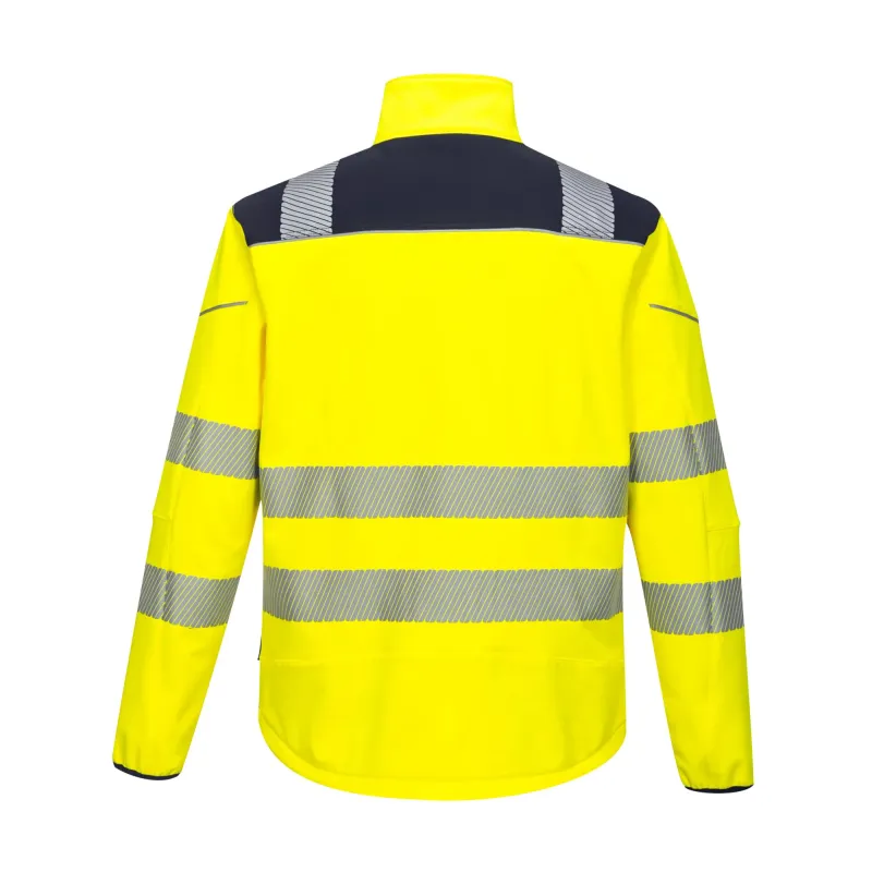 T402 – Class 3 high-visibility softshell jacket