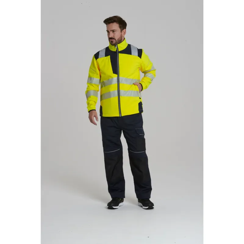 T402 – Class 3 high-visibility softshell jacket