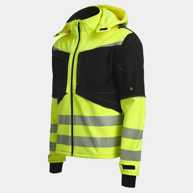 PRISMA 2.0 HV – jachetă softshell de înaltă vizibilitate