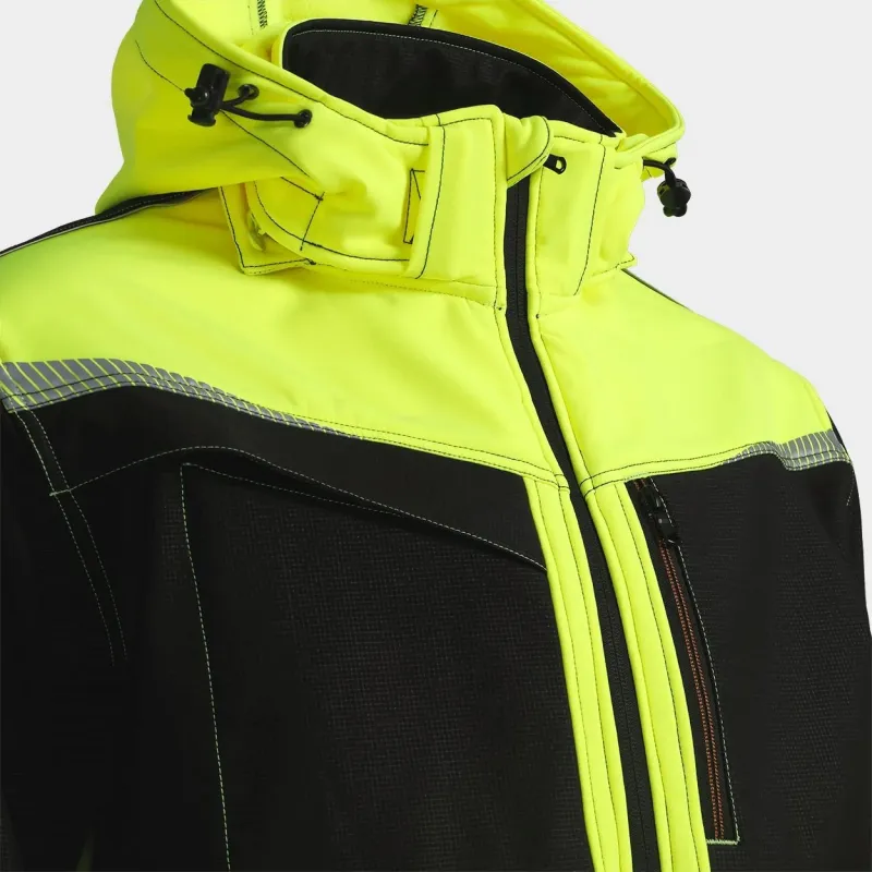 PRISMA 2.0 HV – jachetă softshell de înaltă vizibilitate