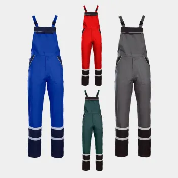 COLLINS SUMMER – pantaloni cu pieptar din bumbac