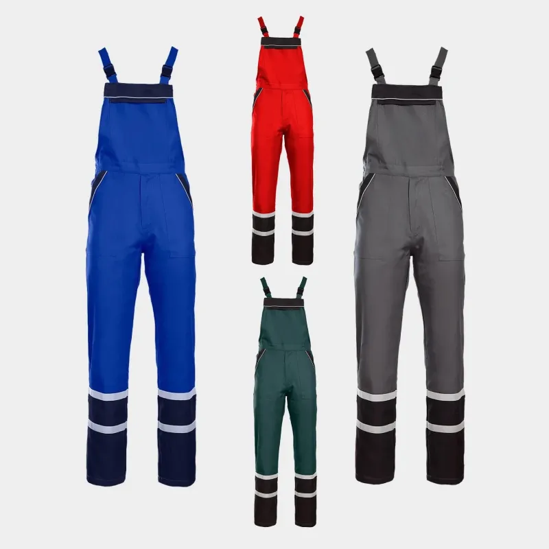 COLLINS SUMMER – pantaloni cu pieptar din bumbac