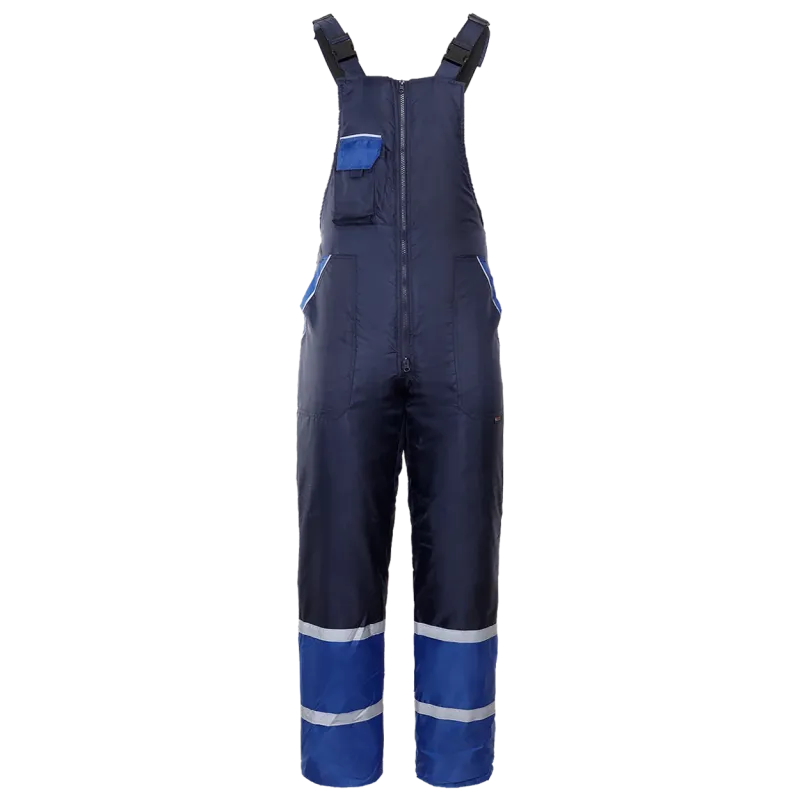COLLINS WINTER – pantaloni cu pieptar matlasați, cu bretele reglabile