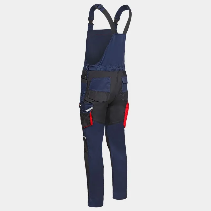 KASTOR STRETCH – pantaloni cu pieptar, bretele reglabile și genunchi întăriți