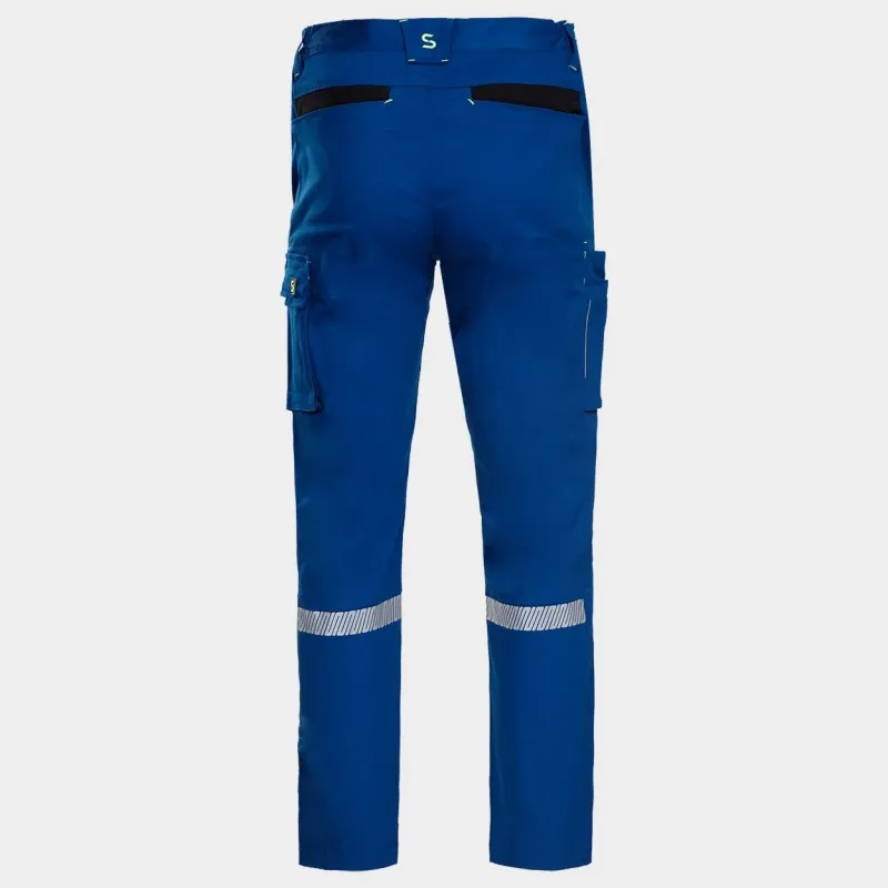 MELBOURNE STRETCH – pantaloni de lucru în talie din bumbac și elastan cu genunchi întăriți