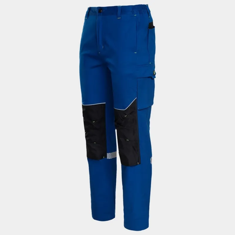 MELBOURNE STRETCH – pantaloni de lucru în talie din bumbac și elastan cu genunchi întăriți