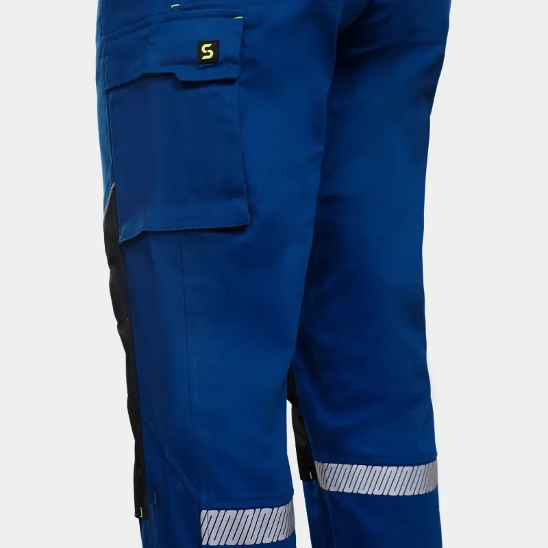 MELBOURNE STRETCH – pantaloni de lucru în talie din bumbac și elastan cu genunchi întăriți