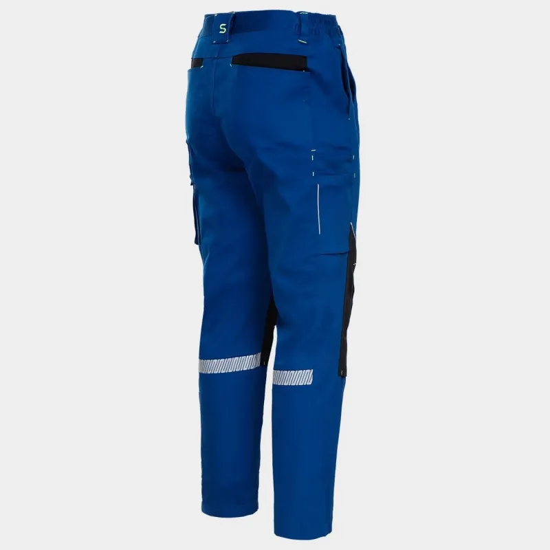 MELBOURNE STRETCH – pantaloni de lucru în talie din bumbac și elastan cu genunchi întăriți