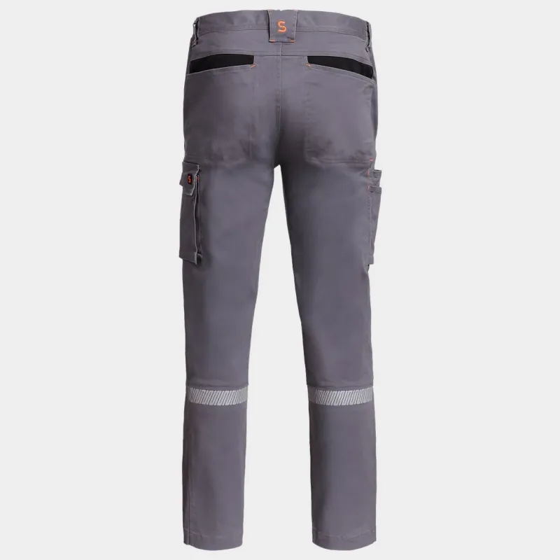 MELBOURNE STRETCH – pantaloni de lucru în talie din bumbac și elastan cu genunchi întăriți