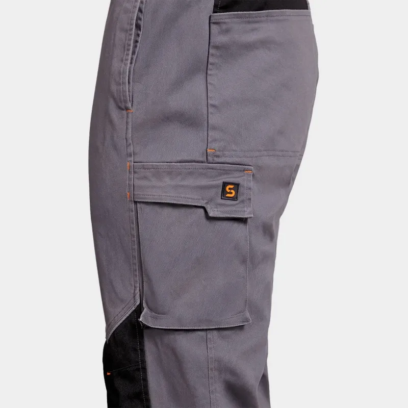 MELBOURNE STRETCH – pantaloni de lucru în talie din bumbac și elastan cu genunchi întăriți