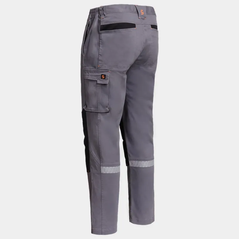 MELBOURNE STRETCH – pantaloni de lucru în talie din bumbac și elastan cu genunchi întăriți