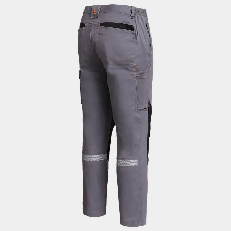 MELBOURNE STRETCH – pantaloni de lucru în talie din bumbac și elastan cu genunchi întăriți