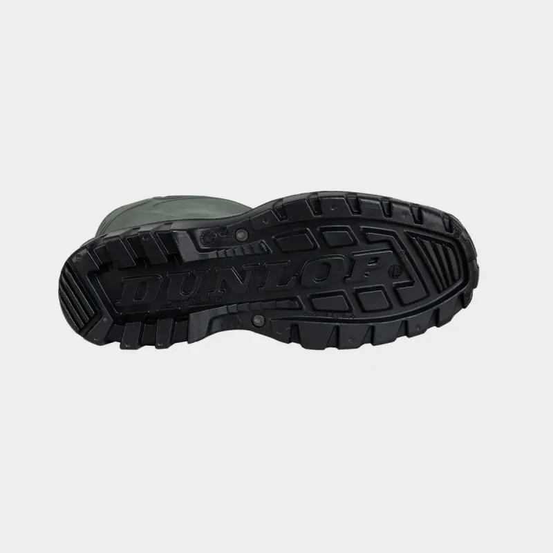 Dunlop DEE din PVC Cizme de lucru impermeabile, verzi, fără bombeu