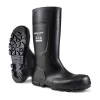 Dunlop WORK-IT S5 SR FO LG Cizme de protecție negre, impermeabile, cu lamelă din oțel