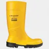Dunlop WORK-IT S5 SR FO LG Cizme de protecție galbene, impermeabile, cu lamelă din oțel