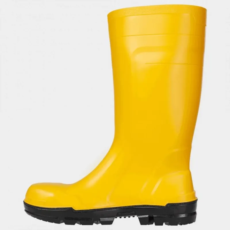 Dunlop WORK-IT S5 SR FO LG Cizme de protecție galbene, impermeabile, cu lamelă din oțel