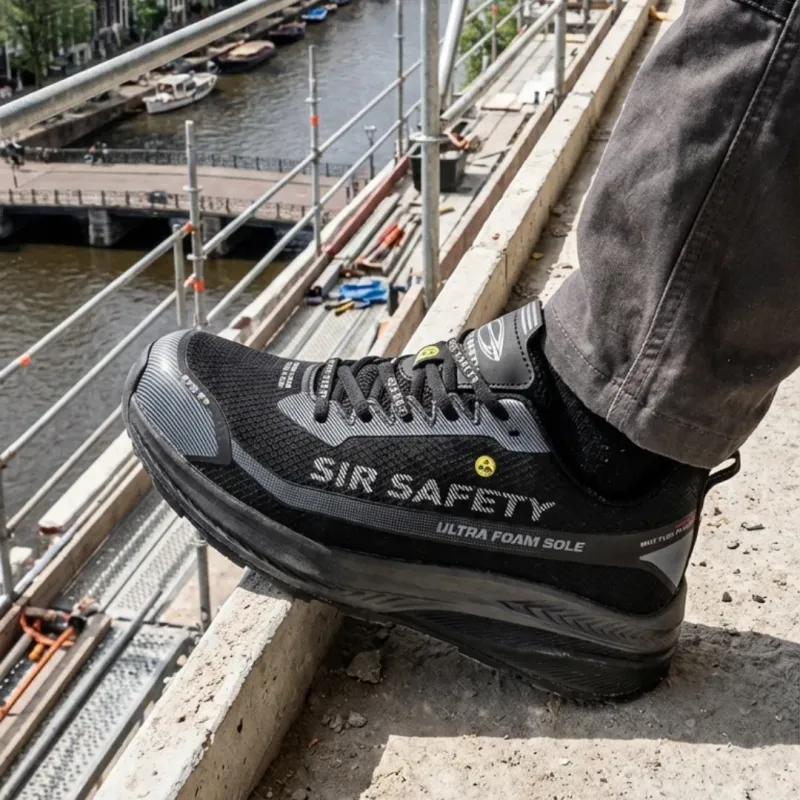 UNIQUE S1PS HRO FO SR ESD – pantofi de protecție ultraușori, respirabili și 100% metal-free