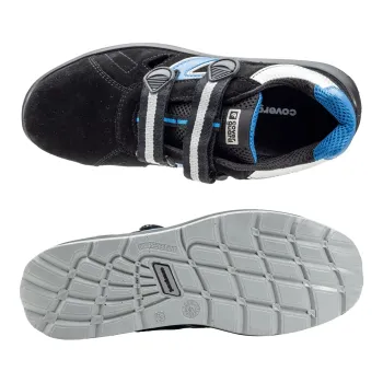 LARIMAR S1PS FO SR Sandale de protecție respirabile, negru/albastru